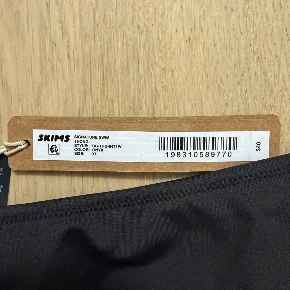 NEW SKIMS Signature Swim BUNDLE- Onyx (size XL) - Picture 7 of 8